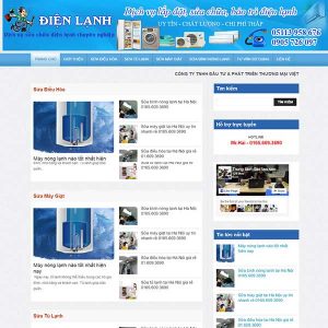 Website Dịch Vụ Sửa Chữa điện Tử điện Lạnh SBW36