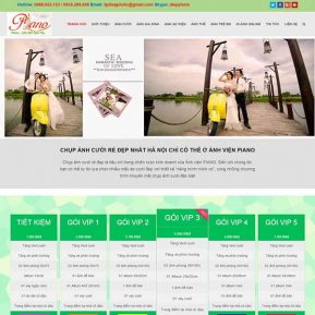 Website ảnh Viện áo Cưới Studio SBW35