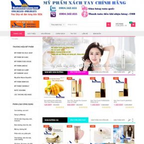 Website Bán Mỹ Phẩm Xách Tay Giá Tốt SBW31