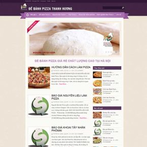 Website Làm Bánh Pizza SBW99