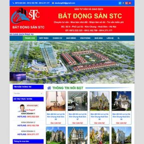 Website Bất động Sản Nhà đất STC SBW106