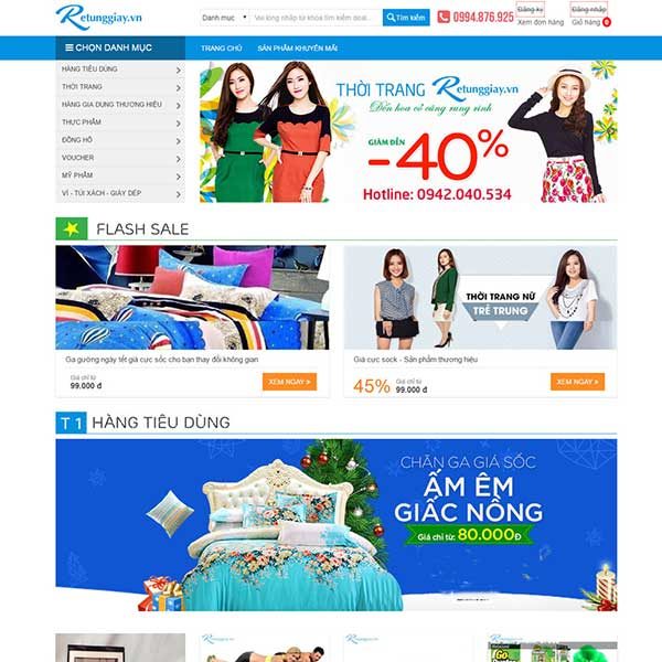 mẫu website bán hàng đẹp