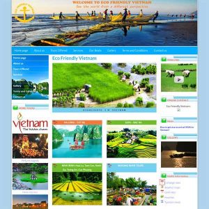 Website Du Lịch Ecofriendly Việt Nam SBW123
