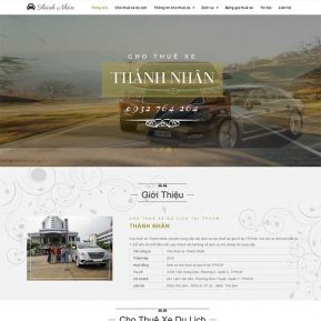 Mẫu Website Dịch Vụ Cho Thuê Xe ô Tô SBW143