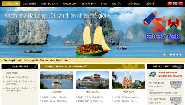 lợi ích thiết kế website du lịch đẹp