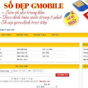 Thiết Kế Website Bán Sim Số Online