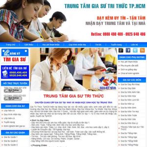 Thiết Kế Website Gia Sư