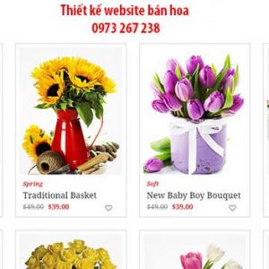 Thiết Kế Website Kinh Doanh Hoa