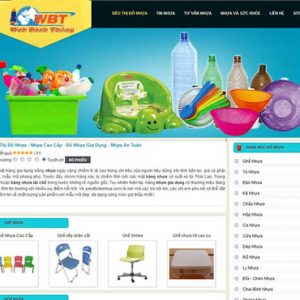 Thiết Kế Website Bán đồ Nhựa