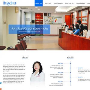 Thiet Ke Website Gioi Thieu Tham My Vien