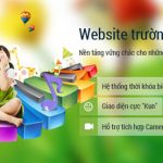 Thiết kế website trường mầm non đẹp bảo hành web vĩnh viễn
