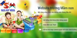 Thiết Kế Website Trường Mầm Non đẹp Bảo Hành Web Vĩnh Viễn