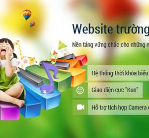 Thiết Kế Website Trường Mầm Non đẹp Bảo Hành Web Vĩnh Viễn
