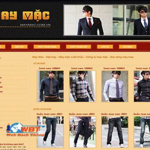 Thiết Kế Website May Mặc Chất Lượng