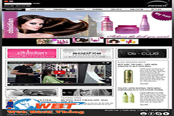 Thiết kế website salon tóc chuẩn seo