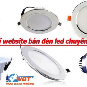 Thiết Kế Website Bán đèn Led Chuyên Nghiệp